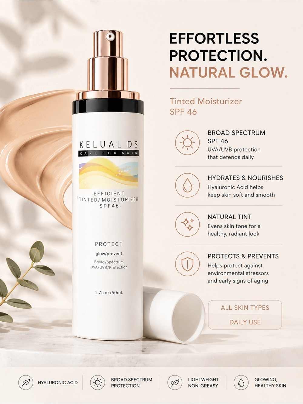 Tinted Moisturizer SPF 46 — Natural Beige